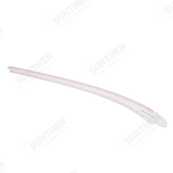 55cm Plastic Curve Metric Sewing Ruler Dressmaking Tailor Ruler Drawing Curve Ruler Measure Tool