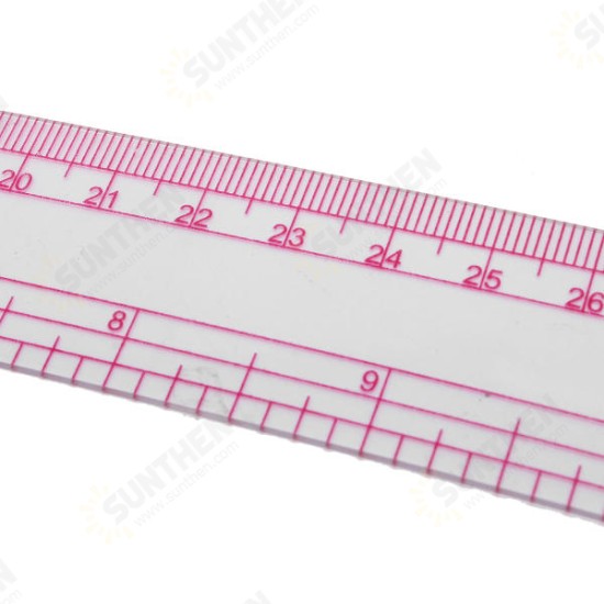 55cm Plastic Curve Metric Sewing Ruler Dressmaking Tailor Ruler Drawing Curve Ruler Measure Tool