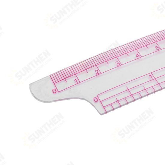 55cm Plastic Curve Metric Sewing Ruler Dressmaking Tailor Ruler Drawing Curve Ruler Measure Tool