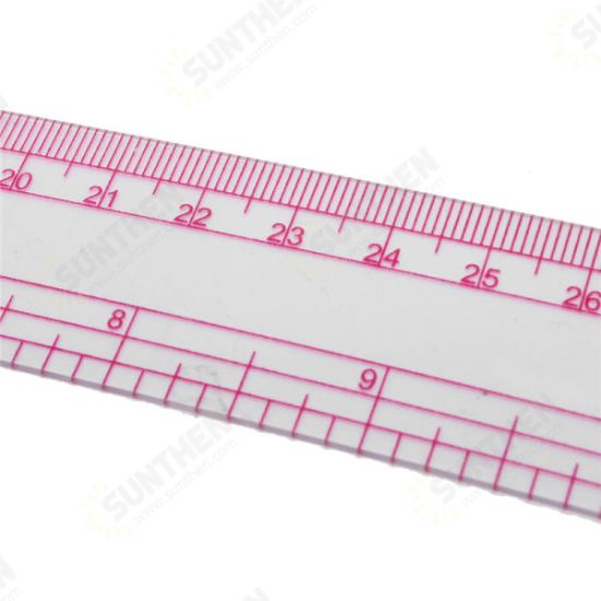 55cm Plastic Curve Metric Sewing Ruler Dressmaking Tailor Ruler Drawing Curve Ruler Measure Tool