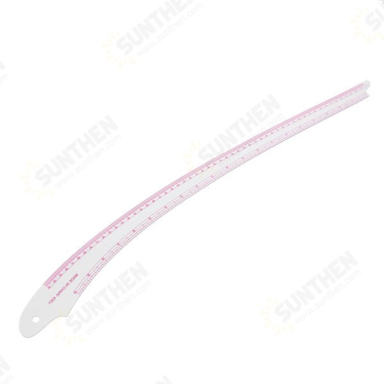 55cm Plastic Curve Metric Sewing Ruler Dressmaking Tailor Ruler Drawing Curve Ruler Measure Tool