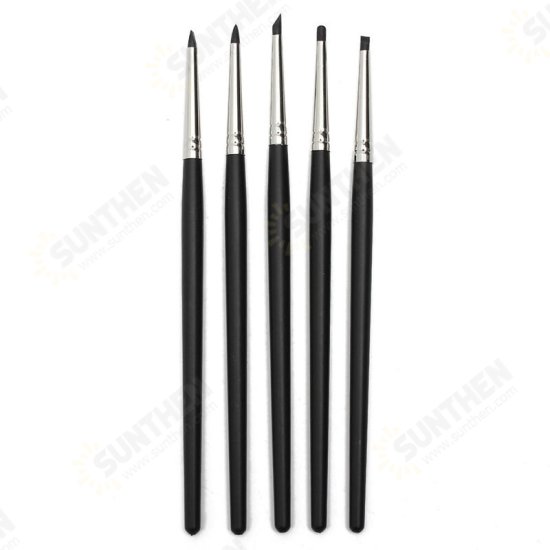 5Pcs Clay Flexible Sculpting Shapers Pottery Tools Ceramic Modeling Tool Kit