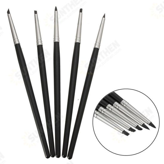 5Pcs Clay Flexible Sculpting Shapers Pottery Tools Ceramic Modeling Tool Kit