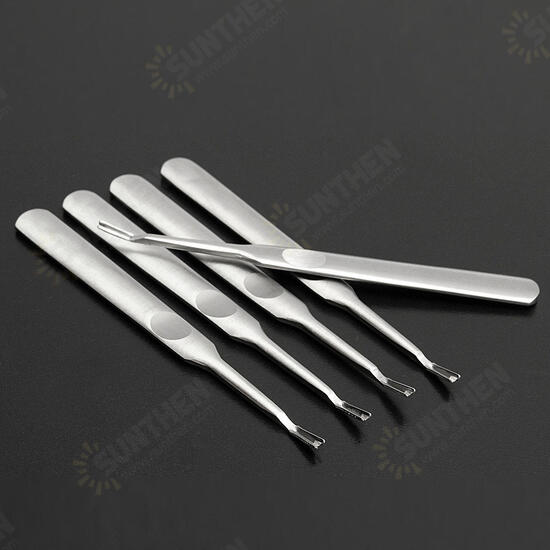 5Pcs V Shaped Hand Working Leather Groover Edge Beveler Skiving Craft DIY Tool