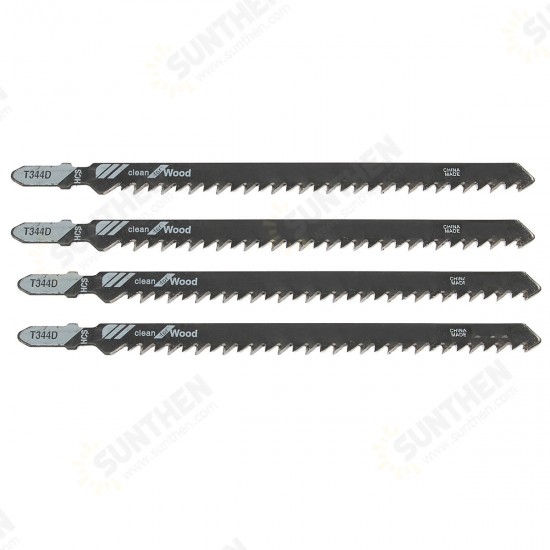 5pcs HCS T Shank Saw Blades Wood Plastics Plywood Cuttingtools for Jigsaw