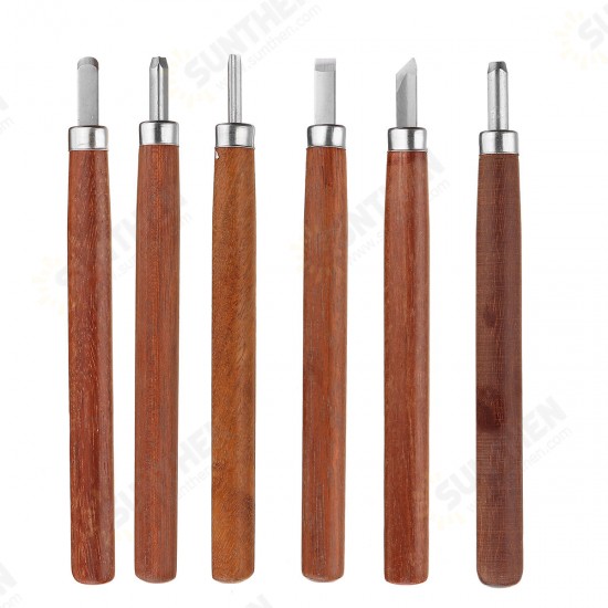 6/10/12Pcs Wood Stone Carving Chisels Hand Woodworking Kit Cutter Tools Set