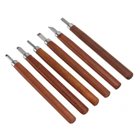 6/10/12Pcs Wood Stone Carving Chisels Hand Woodworking Kit Cutter Tools Set