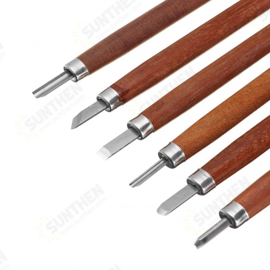 6/10/12Pcs Wood Stone Carving Chisels Hand Woodworking Kit Cutter Tools Set