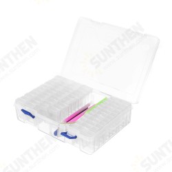 64 Grid Diamond Paintings Tool Storage Box 5D DIY Kits Multi Accessories Set 64 Grid Diamond Paintings Tool Storage Box 5D DIY Kits Multi Accessories Set