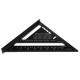 7 Inch Aluminum Triangle Ruler Square Rafter Angle Miter Protractor Measuring