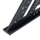 7 Inch Aluminum Triangle Ruler Square Rafter Angle Miter Protractor Measuring