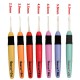 7 Pcs Colorful LED Crochet Lite Hooks Craft Knitting Needles Sewing Tool Batteries Included