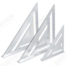 7/12'' Aluminum Alloy Angle Square Triangle Ruler Roofing Carpenter Wood Working Tool 7/12'' Aluminum Alloy Angle Square Triangle Ruler Roofing Carpenter Wood Working Tool