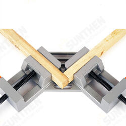 90° Right Angle Aluminum Alloy Woodworking Clamp with Single/Double Handle Vice Holder Tools 90° Right Angle Aluminum Alloy Woodworking Clamp with Single/Double Handle Vice Holder Tools