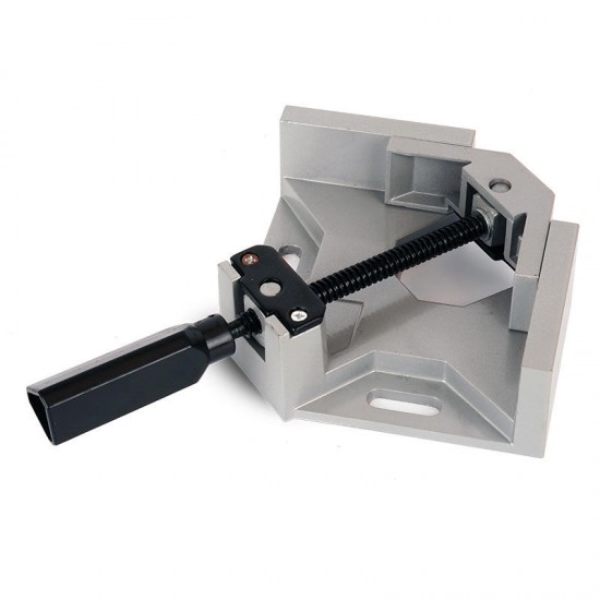 90° Right Angle Aluminum Alloy Woodworking Clamp with Single/Double Handle Vice Holder Tools