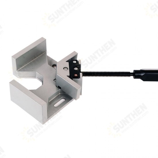 90° Right Angle Aluminum Alloy Woodworking Clamp with Single/Double Handle Vice Holder Tools