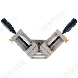 90° Right Angle Aluminum Alloy Woodworking Clamp with Single/Double Handle Vice Holder Tools 90° Right Angle Aluminum Alloy Woodworking Clamp with Single/Double Handle Vice Holder Tools