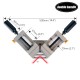 90° Right Angle Aluminum Alloy Woodworking Clamp with Single/Double Handle Vice Holder Tools