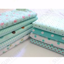 9Pcs DIY Bundles Fabric Fat Quarters Cotton Florals Gingham Craft Quilt Sewing 9Pcs DIY Bundles Fabric Fat Quarters Cotton Florals Gingham Craft Quilt Sewing