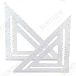 Aluminum Alloy Angle Square Triangle Ruler Roofing Carpenter Woodworking Tool Aluminum Alloy Angle Square Triangle Ruler Roofing Carpenter Woodworking Tool