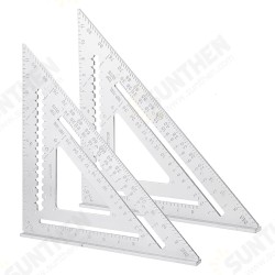 Aluminum Alloy Angle Square Triangle Ruler Roofing Carpenter Woodworking Tool Aluminum Alloy Angle Square Triangle Ruler Roofing Carpenter Woodworking Tool