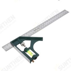 300mm Adjustable Combination Square Angle Ruler 45/90 Degree with Bubble Level Multifunctional Gauge Measuring Tools 300mm Adjustable Combination Square Angle Ruler 45/90 Degree with Bubble Level Multifunctional Gauge Measuring Tools