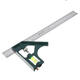 300mm Adjustable Combination Square Angle Ruler 45/90 Degree with Bubble Level Multifunctional Gauge Measuring Tools