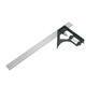 300mm Adjustable Combination Square Angle Ruler 45/90 Degree with Bubble Level Multifunctional Gauge Measuring Tools