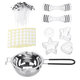 Candle Making Tool DIY Candle Material Stainless Steel Wax Pot Scale Wax Cup Set