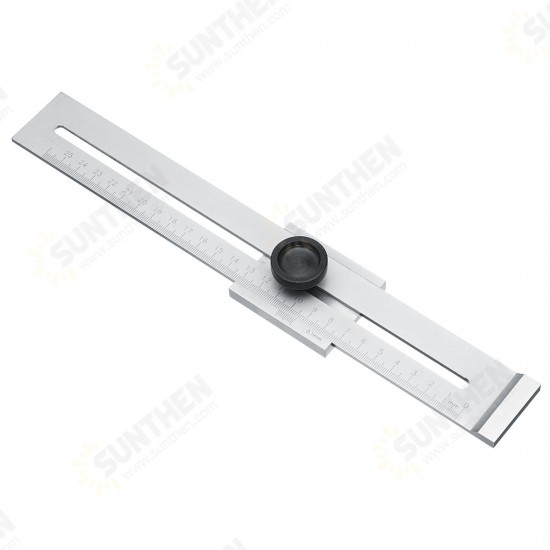 Carbon Steel 0.1mm Precision Parallel Ruler Marker Marking Gauge Line Ruler 250mm