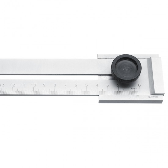 Carbon Steel 0.1mm Precision Parallel Ruler Marker Marking Gauge Line Ruler 250mm