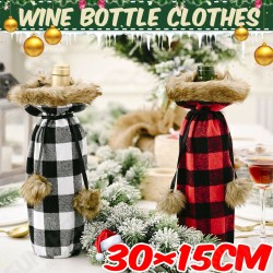 Christmas Sweater Winee Bottle Clothes Collar & Button Coat Design Decorative Bottle Sleeve Sweater For Christmas Gifts Xmas Party Decorations Christmas Sweater Winee Bottle Clothes Collar & Button Coat Design Decorative Bottle Sleeve Sweater For Christmas Gifts Xmas Party Decorations