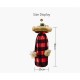 Christmas Sweater Winee Bottle Clothes Collar & Button Coat Design Decorative Bottle Sleeve Sweater For Christmas Gifts Xmas Party Decorations