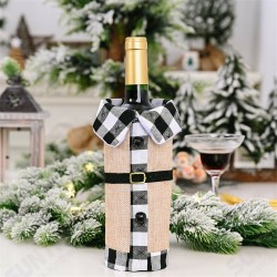 Christmas Sweater Winee Bottle Clothes Collar & Button Coat Design Decorative Bottle Sleeve Sweater For Christmas Gifts Xmas Party Decorations Christmas Sweater Winee Bottle Clothes Collar & Button Coat Design Decorative Bottle Sleeve Sweater For Christmas Gifts Xmas Party Decorations