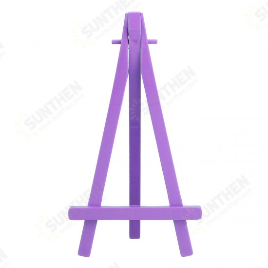 Colorful Plastic Tripod Easel Display Painting Stand Card Paintings Holder Wedding Party