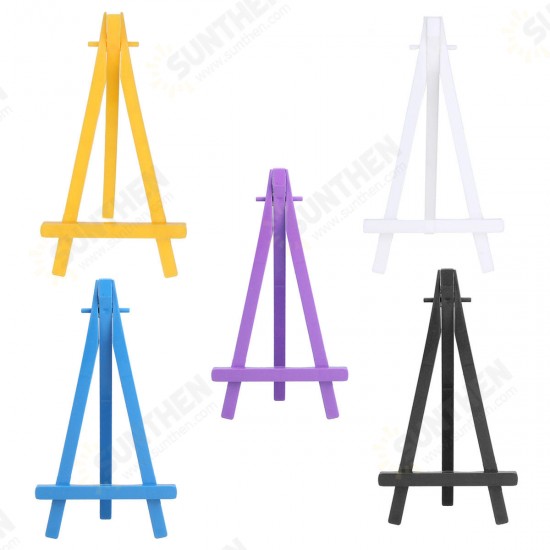 Colorful Plastic Tripod Easel Display Painting Stand Card Paintings Holder Wedding Party