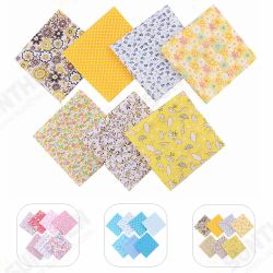 DIY 7PCS Quilting Bundle Patchwork Cotton Fabric Handmade Sewing Crafts Floral DIY 7PCS Quilting Bundle Patchwork Cotton Fabric Handmade Sewing Crafts Floral