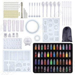 DIY Crystal Dropping Tool Set Bracelet Pendant Accessory Mold Combination with Drill Epper Horn Nail DIY Crystal Dropping Tool Set Bracelet Pendant Accessory Mold Combination with Drill Epper Horn Nail