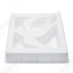 DIY Path Paving Maker Peace Dove Mold Imitation Cement Brick Carving Pavement Tool 30CM DIY Path Paving Maker Peace Dove Mold Imitation Cement Brick Carving Pavement Tool 30CM