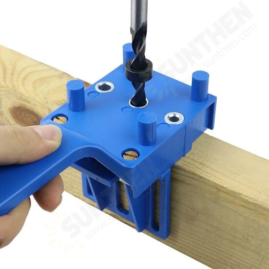 DIY Wooden Board Punch Drilling Locator Straight Hole Puncher Drilling Locator Round Dowel Splicing Tool