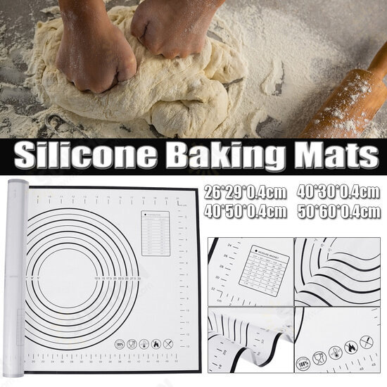 Dough Rolling Silicone Pad Pastry Mat Bakeware Liner Baking Mat Non-Stick Tool