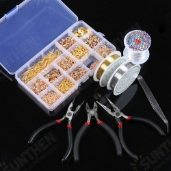 Jewelry Making Wire Starter Threads Findings Pliers Repair Tool Craft Supply Kit Jewelry Making Wire Starter Threads Findings Pliers Repair Tool Craft Supply Kit