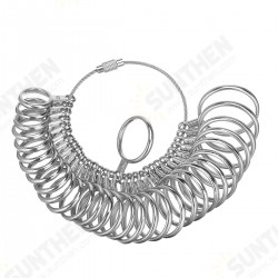Jewelry Measuring Tool Set Alloy Ring Size Stick US Code Ring Ruler Hammer Kit Jewelry Measuring Tool Set Alloy Ring Size Stick US Code Ring Ruler Hammer Kit