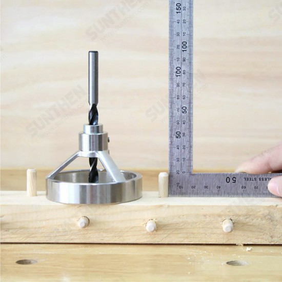 Drill Vertical Fixed Fixture Woodworking Puncher Locator Guide Doweling