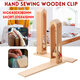 Leather Craft Sew Wooden Clip Stitching Hand Adjustable Clamp DIY Essential Tool Leather Craft Sew Wooden Clip Stitching Hand Adjustable Clamp DIY Essential Tool