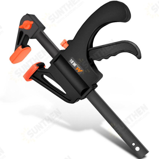 Woodworking F Clamp Clip Quick Ratchet Release Speed Squeeze Work Bar Kit Spreader Gadget Tools DIY Hand Tool 6inch/8inch/10inch/12inch