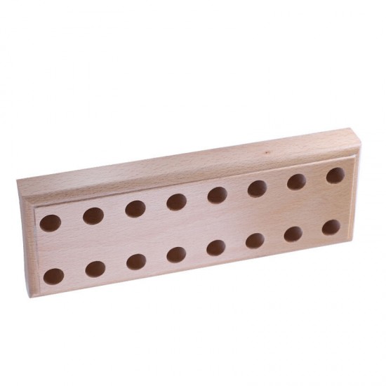 Pliers Pine Base With Eight Rows Of Holes Clock Repair Tools Diy Storage Wooden Base Tool Desktop Display Stand