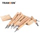 Wood Carving Tool Knife Carpentry Engraving Pen Hand Wood Cutters Chisel Knife Sculpture Woodworking Tools Woodcut Knife 4/6/10/12pcs