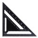 AR01 43X30X30cm Imperial Aluminum Alloy Triangle Ruler Black Triangular Ruler