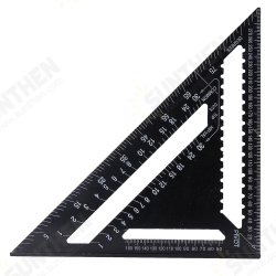 AR01 43X30X30cm Imperial Aluminum Alloy Triangle Ruler Black Triangular Ruler AR01 43X30X30cm Imperial Aluminum Alloy Triangle Ruler Black Triangular Ruler